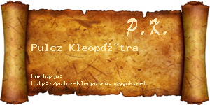 Pulcz Kleopátra névjegykártya